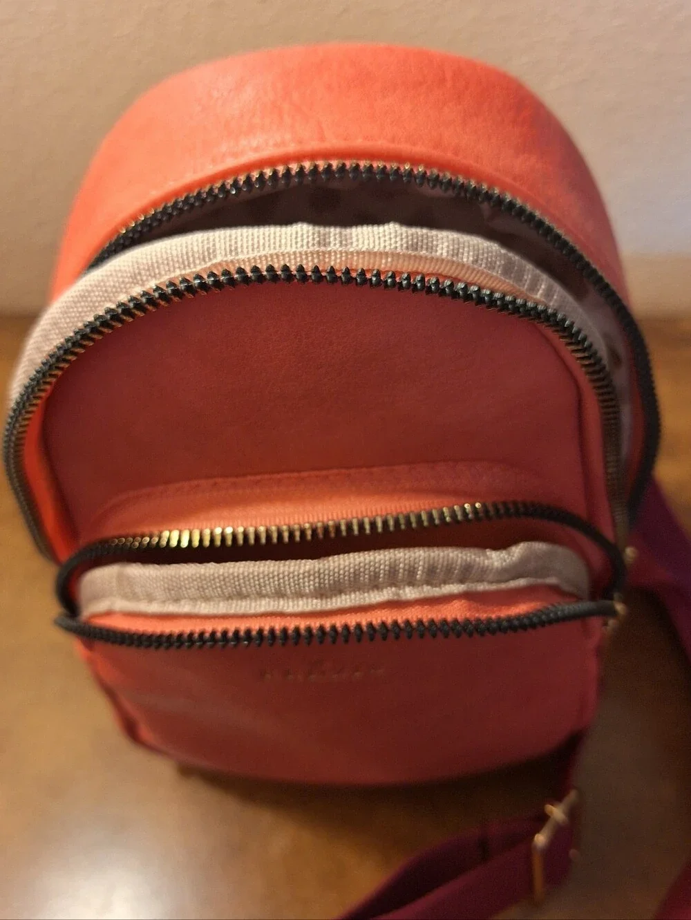 Kedzie Sunset Coral Women's Mini Shoulder Sling Backpack
